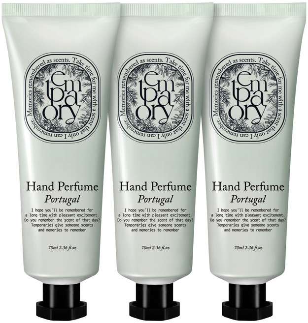 템포러리 핸드 퍼퓸 크림 포르투갈, 3개, 70ml