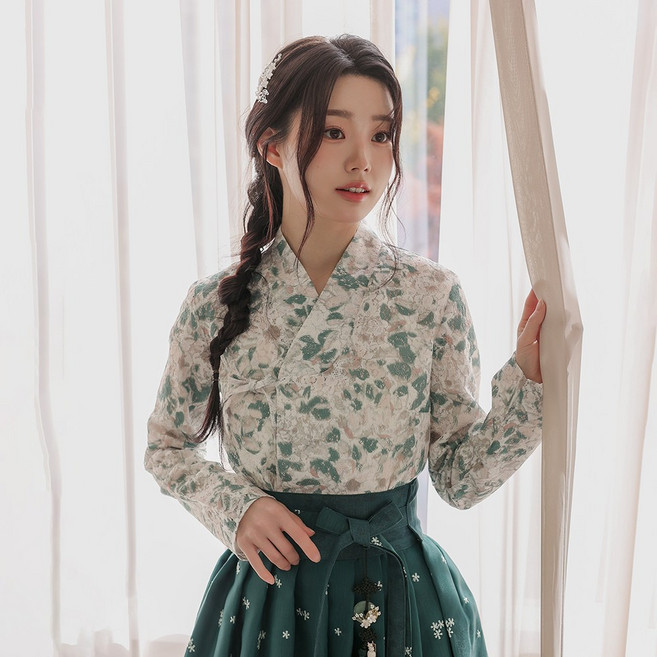 생활한복 수설화 여성 상의 저고리