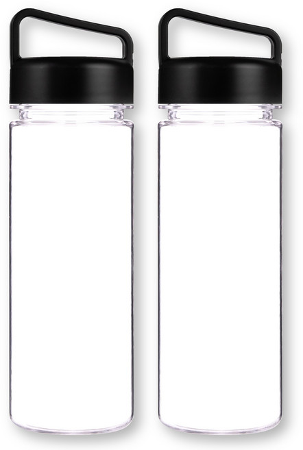 위드 국산 마이보틀 트라이탄 핸디 손잡이 물병, 블랙, 2개, 500ml