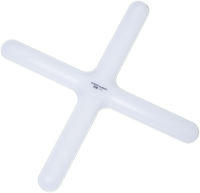 번개표 LED 원형십자등 50W 6500K, WHITE 불빛 주광색