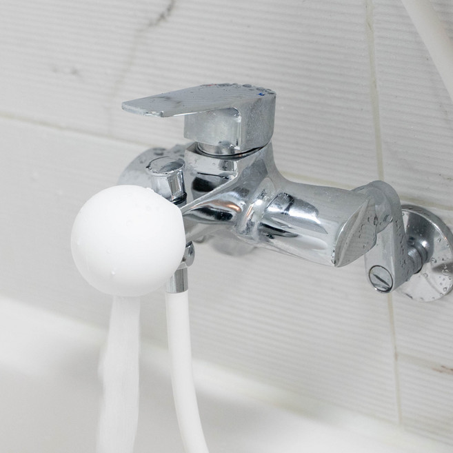 플랜하우스 유아 욕조 수도꼭지 수전 안전 보호 커버, 화이트, 1개