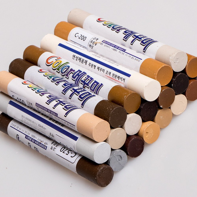 우드 필러 연성 메꾸미 목재 가구 원목 마루 바닥 흠집 메꿈제 스틱 퍼티, C-165, 1개