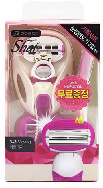 도루코 여성 면도기 스위티 여자 제모 눈썹칼 여성용면도기 제모면도기 여성면도기