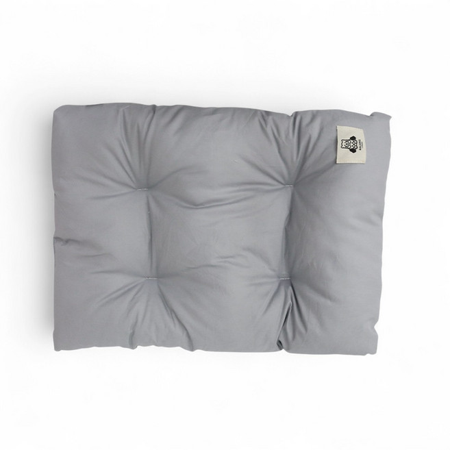 호플 반려동물 순면 소프트 캔넬 방석 쿠션, 2개, 그레이