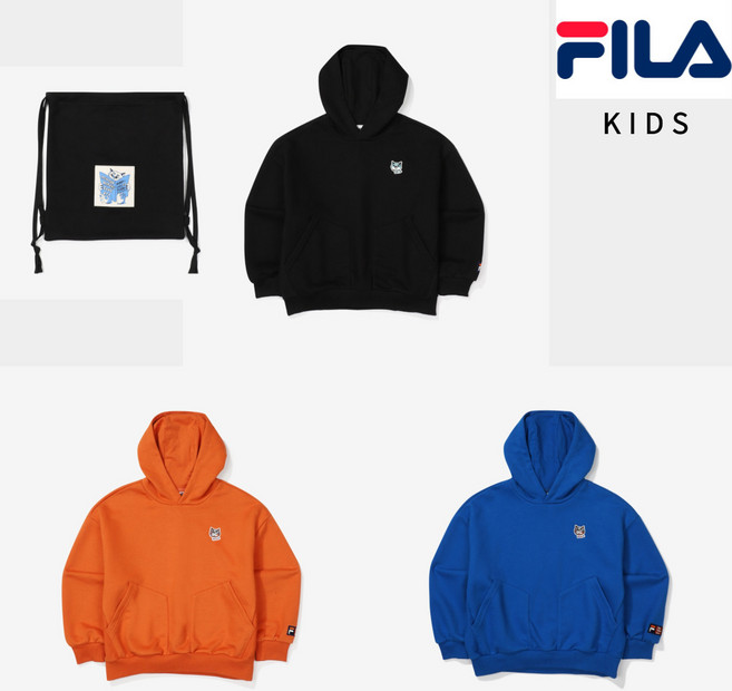 휠라키즈 UR 휠라X고주연 가방 후드맨투맨- FK2POF3501X