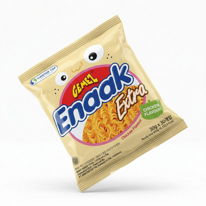 게메즈 에낙 라면 과자 30g 30개 1박스