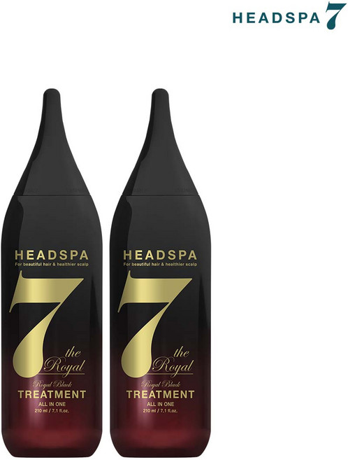 헤드스파7 로얄블랙 헤어트리트먼트, 210ml, 2개