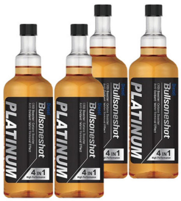 불스원샷 플래티넘 연료첨가제 4 in 1, 디젤/경유, 4개