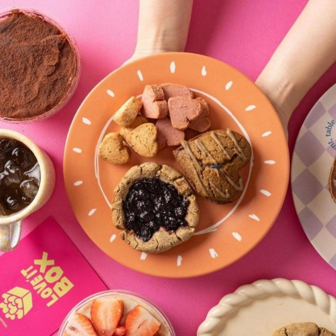 [러빗박스] 노밀가루쿠키세트 비건 선물용쿠키 쌀쿠키 글루텐프리디저트 [원산지:상세설명에 표시], 1세트, 5개