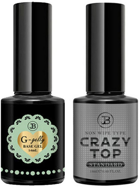 그라시아 진비 지젤리베이스젤14ml +크레이지탑젤 스탠다드 14ml, 투명, 28g, 1개