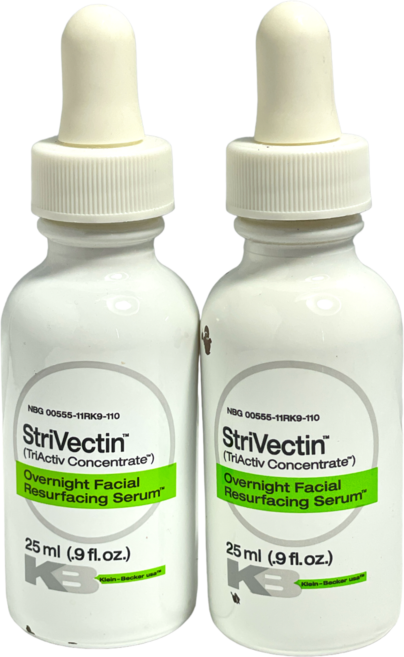 스트라이벡틴 Overnight Facial Resurfacing 세럼 25ml/.9fl. 온스(1온스=약30g) . New; LOT OF 2, 25ml