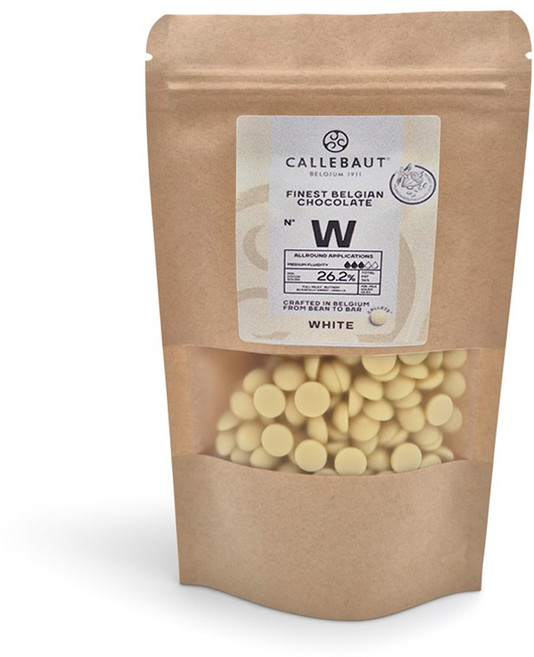 칼리바우트 화이트 초콜릿 커버춰 초콜렛 소분, 1개