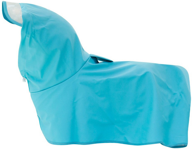 강아지 아웃도어 판초 우비 중형견 대형견 레인코트, 스카이블루, 1개