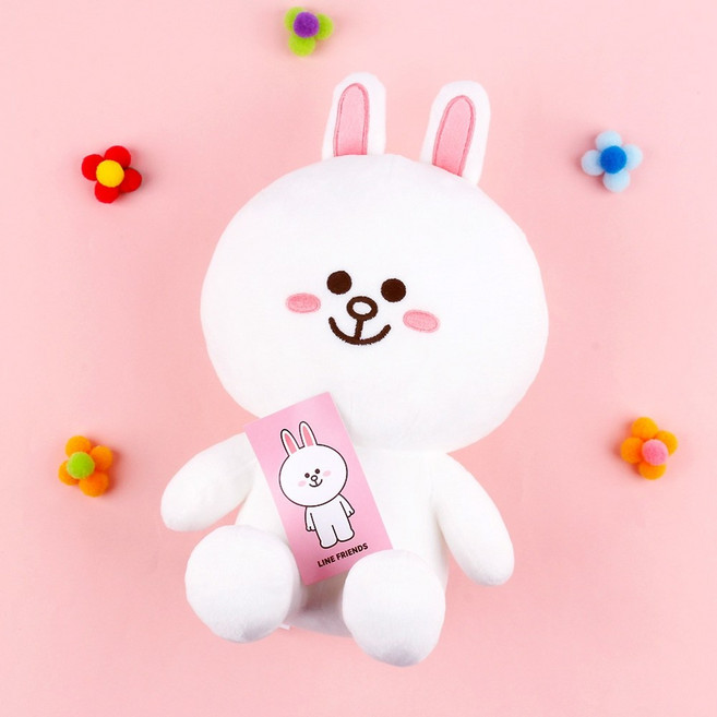 라인프렌즈 시리즈 시팅 인형-코니 25cm, 1개