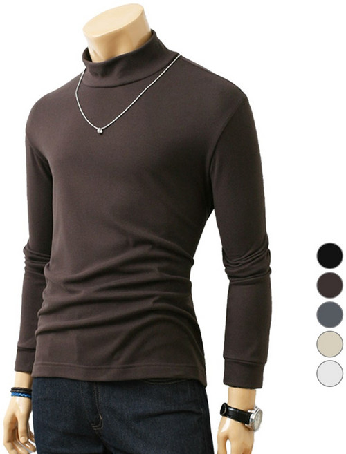 블루포스 남녀공용 터틀 기모 스페논 폴라 긴팔 티셔츠