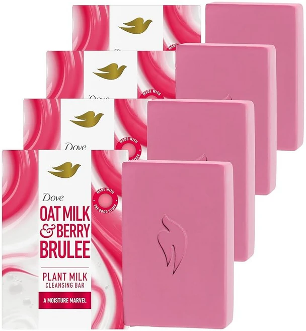 도브 플랜트 밀크 클렌징 바 모이스춰 마블 140g 4개 - 쿠팡