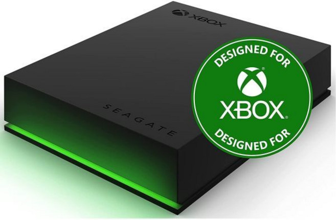 Xbox 2TB 외장 하드 드라이브 휴대용 HDD용 Seagate 게임 - USB 3.2 1세대 녹색 LED 바가 내장된 검은색 인증 3년 구조 서비스(STKX200040, LED HDD, 1개