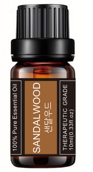 레노포프 천연 에센셜오일 & 블랜딩오일 35종 테라퓨틱등급, 1개, 10.샌달우드, 10ml