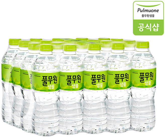 풀무원샘물 생수, 500ml, 60개