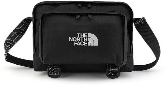 THE NORTH FACE CITY SHOULDER BAG 斜背包, 黑, 1個