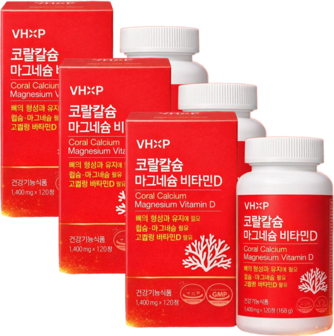 코랄칼슘 마그네슘 비타민d 영양제, 1정, 240박스