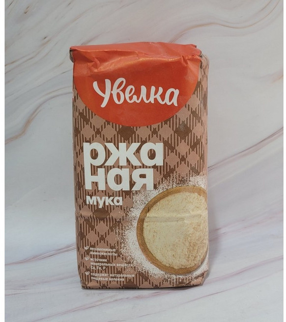 유벨카 호밀가루 1.9kg (러시아) Uvelka Rye Powder 1.9 kg (Russia), 1개