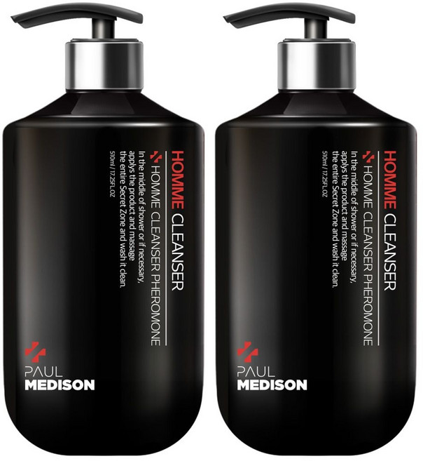 폴메디슨 옴므 남성청결제 페로몬향, 510ml, 2개