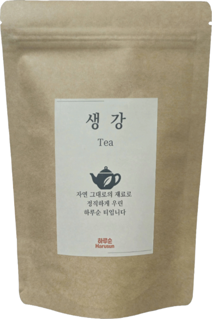 국산 생강차 PLA삼각티백, 1g, 1개, 50개입