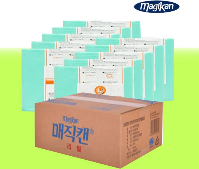 [반값행사] 매직캔 휴지통 27리터 M280 MJ280 MH280 리필 봉투 280RB, 블루, 10개