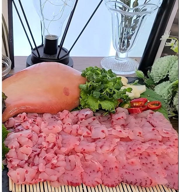 유명유튜버님들이 찾아 주신 원조 대물 노란 황가오리 애 회 찜, 1개, 황가오리회250~300그램