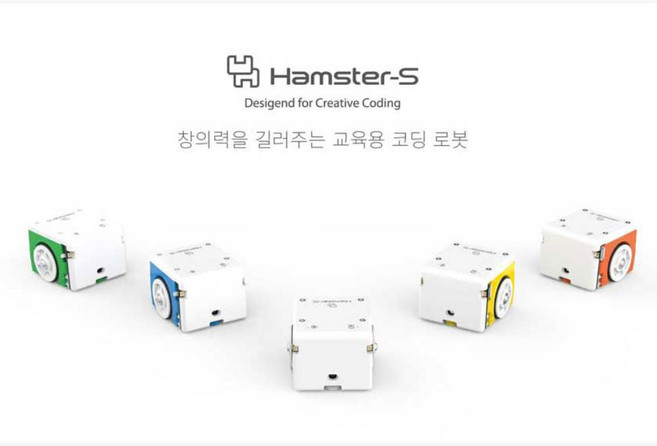 초중고 코딩 프로그램 실습 무선 햄스터S 로보트 어린이 논리사고, 블루