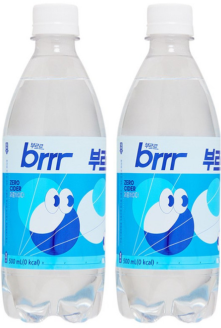 부르르 제로사이다, 500ml, 20개