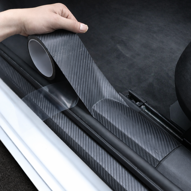 두두타운 자동차 스크래치 방지 보호 테이프 PPF, 1개, 블랙