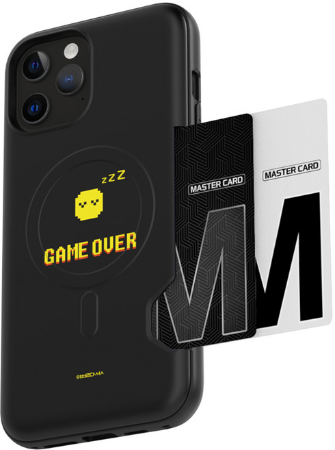 별다섯 자석 맥세이프 카드 케이스 2장 수납 타이니테일즈 게임오버