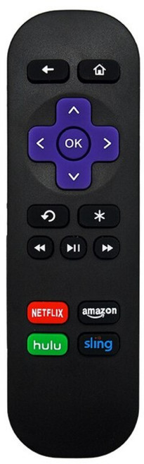 Rc680 Roku Express Roku Premiere Roku Box 용 원격 제어 Roku Play Roku 1 2 3 4 어떤 스틱 또는 TV도 아닙니다, [01] Black, 01 Black