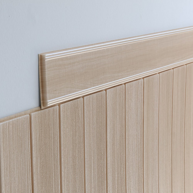 접착식 몰딩 리폼 템바보드 템파 시트지 보온단열 아파트 주택, 사각, 원목