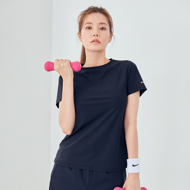 PUMPING 여성 기능성 티셔츠 헬스 등산 운동복 반팔 국내생산