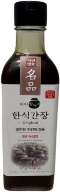 마야항아리 한식간장 오리지날 국간장 진간장 겸용 비타민c1포증정, 1개, 370g