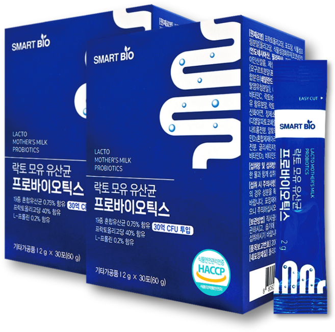 파란 모유 유산균 락토바실러스 가세리 프로바이오틱스 HACCP 식약처인증 프롤린 내손안의마켓, 60g, 2개