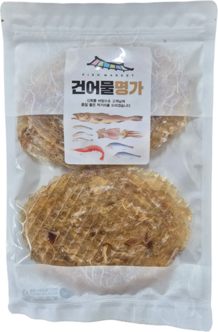 두배로 두툼한 A급 두툼쥐포, 1개, 250g