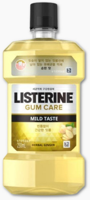 리스테린 검케어 마일드 구강 청결제, 250ml, 1개
