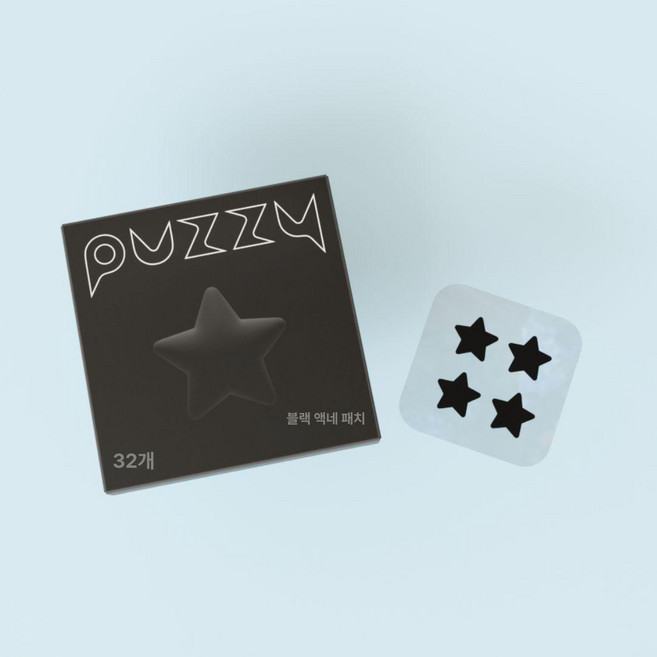 스타패이스 starfase 별여드름패치 진정 하이드로, 블랙성, 1개