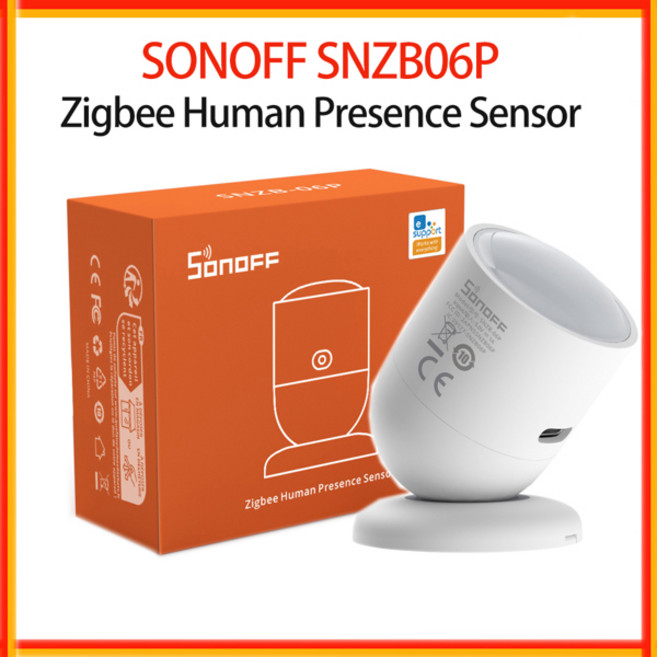 SONOFF SNZB-06P Zigbee 인간 존재 센서 5.8GHz 마이크로파 레이더 스마트 홈 3.0 eWelink Alexa를 통해 허, 02 Sonoff SNZB06P
