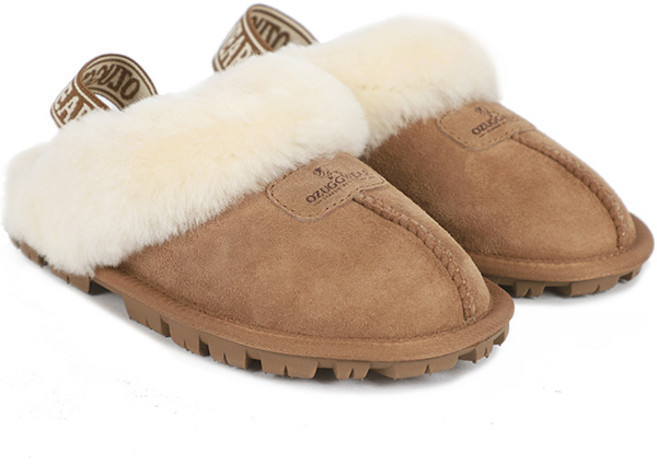 오즈어그웨어 호주UGG 코케트 백스트랩 키즈 양털 슬리퍼
