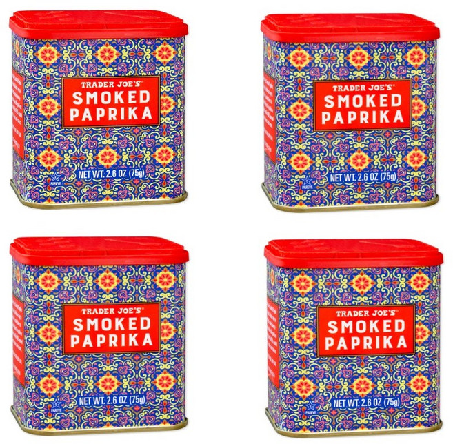 Trader Joe's Smoked Paprika 트레이더조 스모크드 훈제 파프리카 75g 4통, 4개