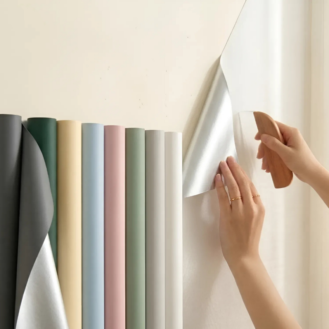 머스트킵 셀프 도배 DIY 붙이는 인테리어 시트지, 밀크 화이트