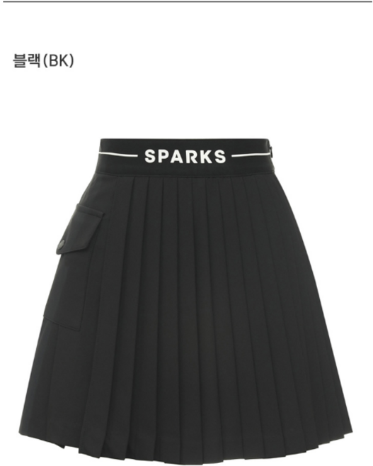 [디즈니골프*스팍스] 여성 사이드포켓 플리츠 스커트 큐롯 SO2LCR030