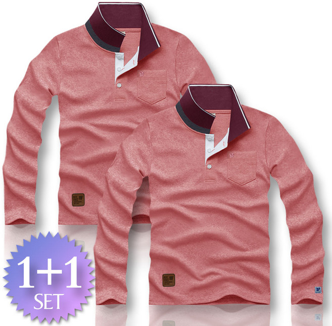 블루포스 댄디올 긴팔 카라티 1+1세트 [2장 묶음] 남자 티셔츠 남성 봄 가을 골프티 단체티 남녀공용 커플티 [국내생산]