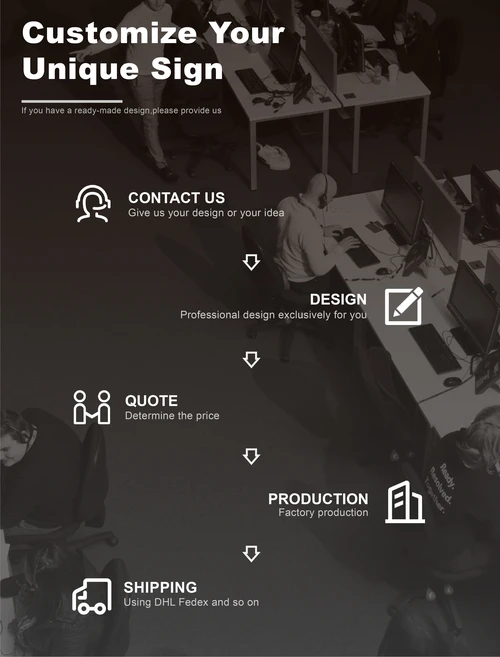 호환 맞춤형 조명 백라이트 간판 비즈니스 로고 3D 금속 문자 스테인리스 스틸 야외, 01 Deposit, 01 Contact Us for Price