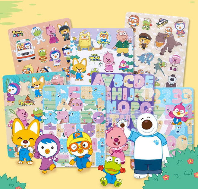 모여라 뽀로로 판자석 자석놀이, 뽀로로 영어, 1개